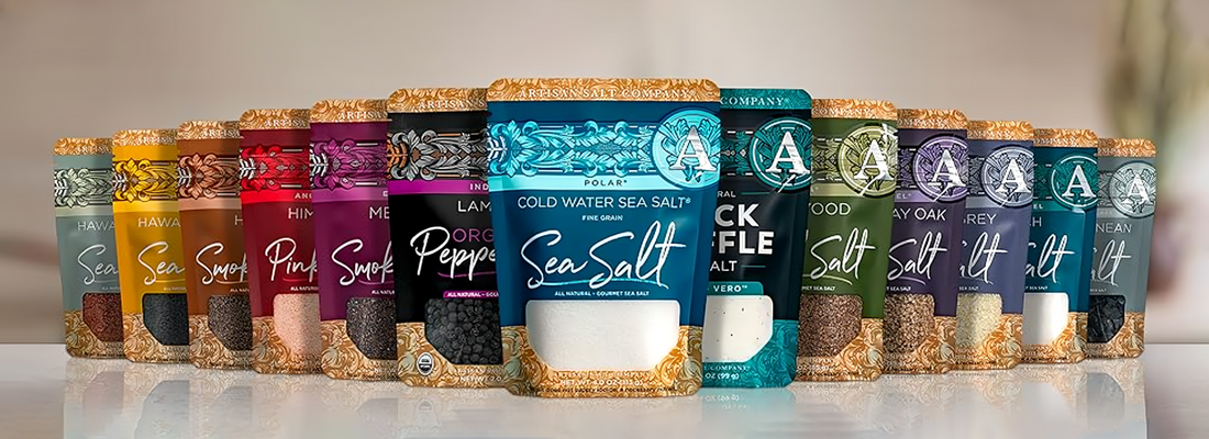 Artisan Salt Company Pure Ocean Premium Sea Salt, Zip-Top Pouch, 4 Ounce