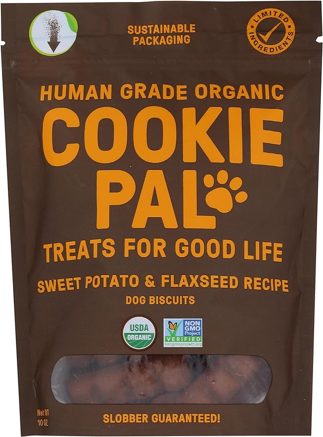 Cookie Pal Organic Dog Treats, 10 OZ