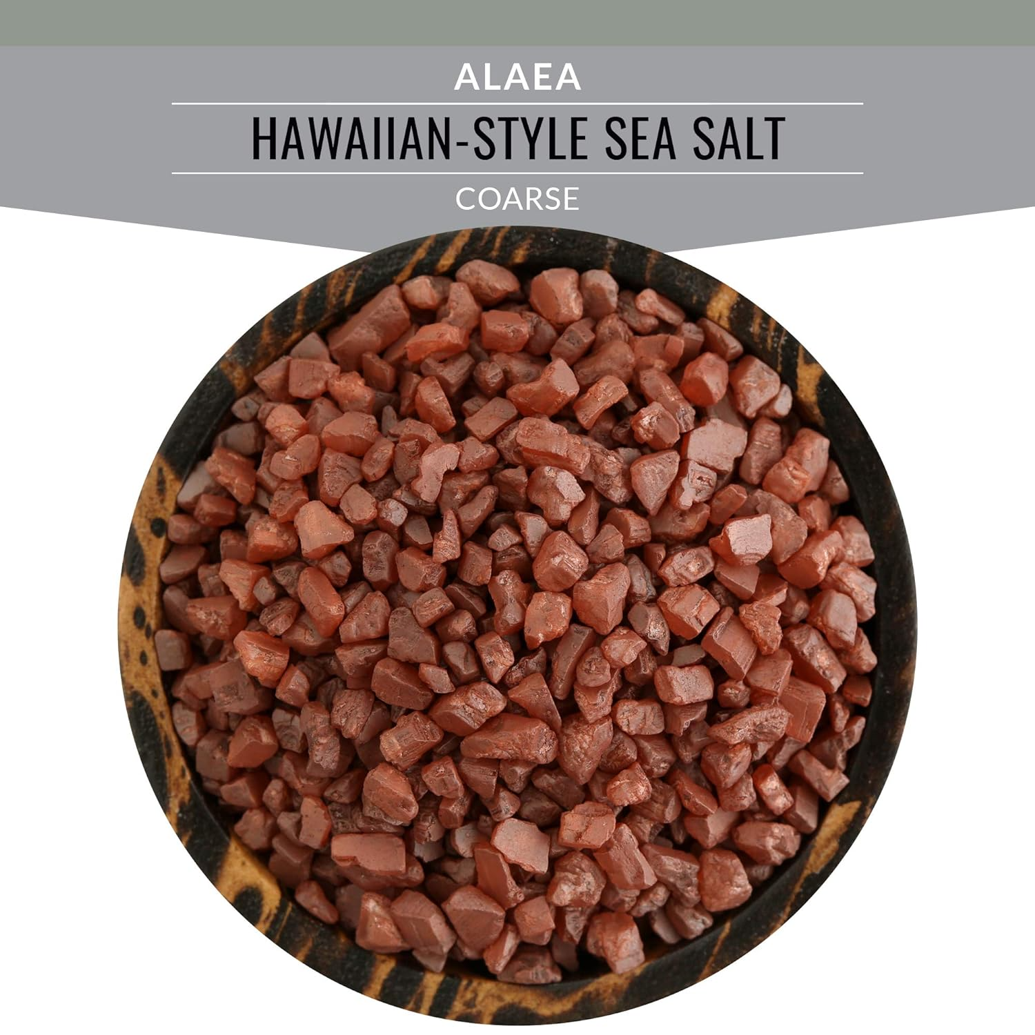 SALTWORKS Artisan Salt Company Alaea Red Hawaiian-style Sea Salt, Fine Grain, Pour Spout Pouch, 16 Ounce