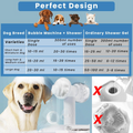 Dog Bath Brush with Soap Dispenser - Cordless Pet Bath Brush Scrubber