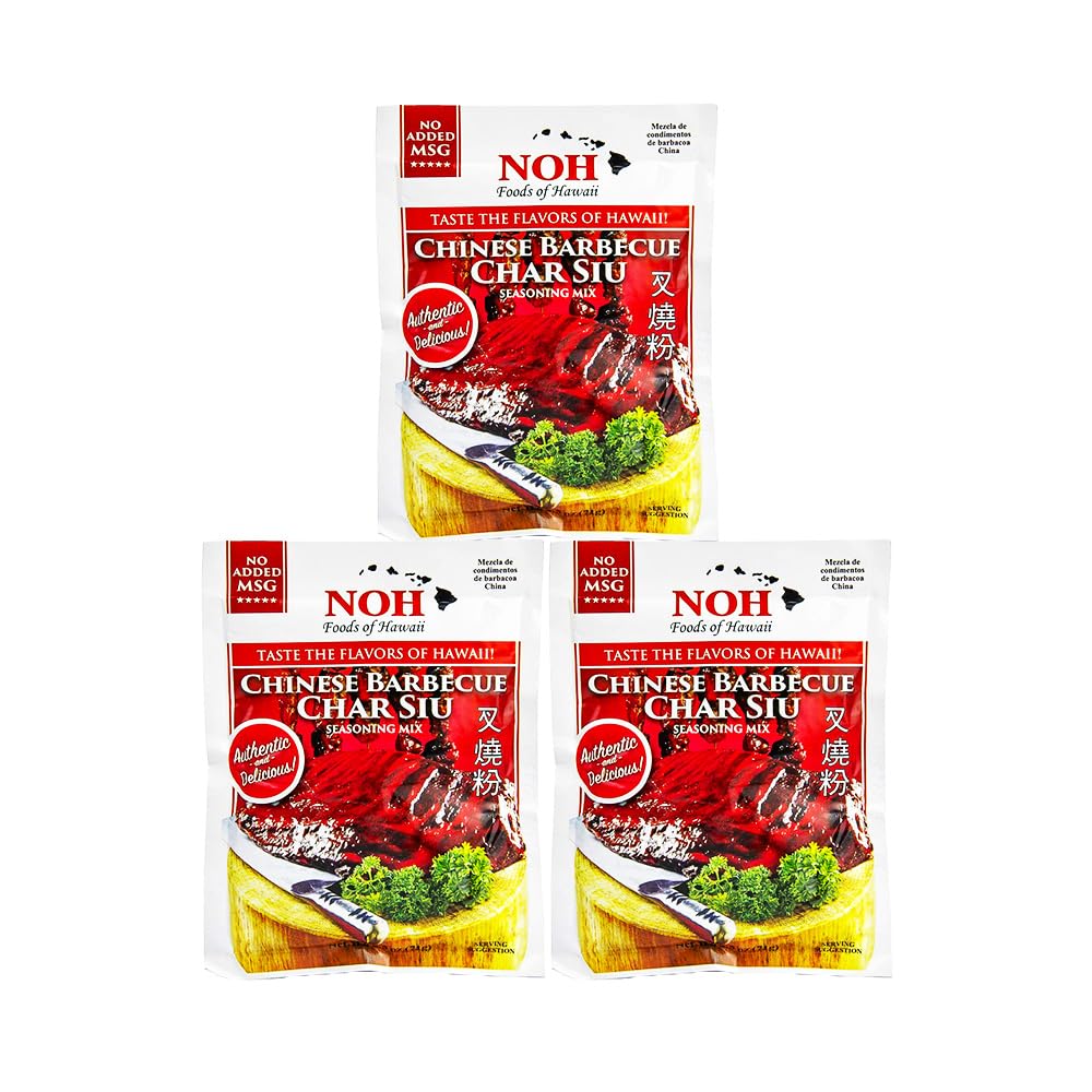 NOH Foods of Hawaii four serving seasoning packets 1.5 oz Pack of 3