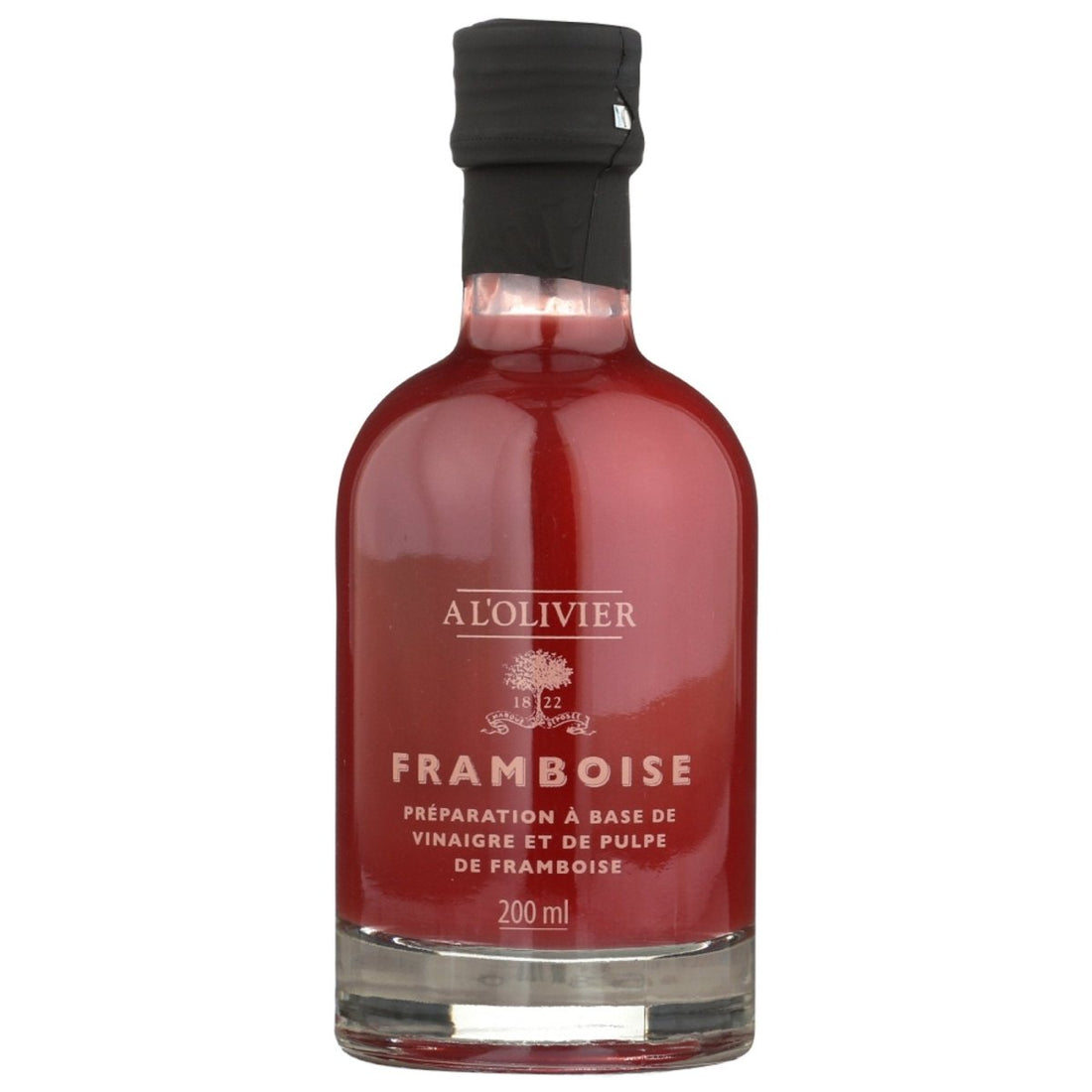 A L'Olivier Raspberry Fruit Vinegar 200ml - Strabella