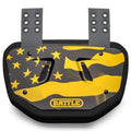 Battle Sports Novelty Football Back Plate - Lower Backplate for Shoulder Pads - Rear Back Protector Hard Outer Shell & Contoured Foam for Kids & Adults - Strabella