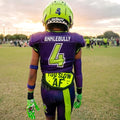 Battle Sports Novelty Football Back Plate - Lower Backplate for Shoulder Pads - Rear Back Protector Hard Outer Shell & Contoured Foam for Kids & Adults - Strabella