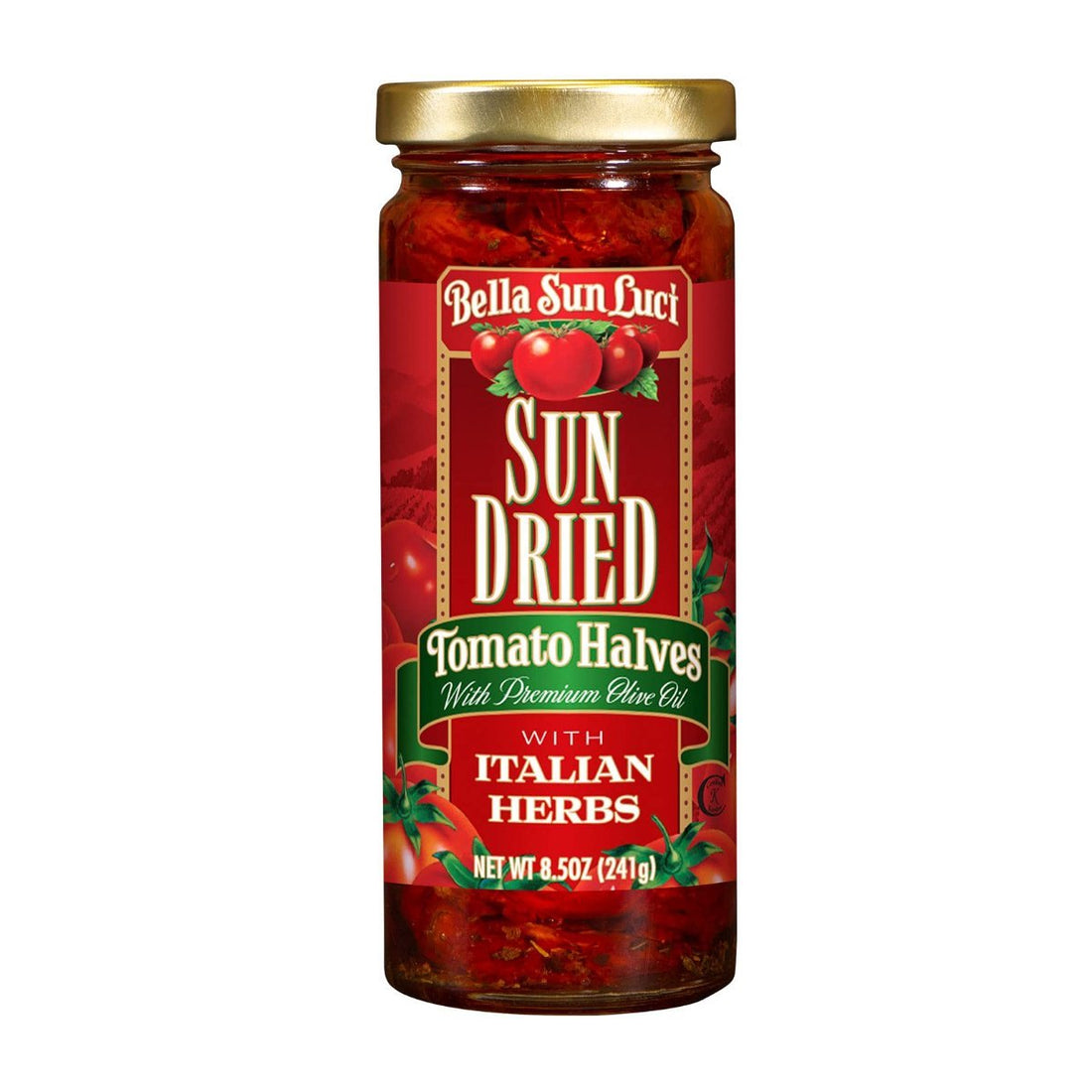 Bella Sun Luci Premium Oil Sun - Dried Tomato Halves - Strabella