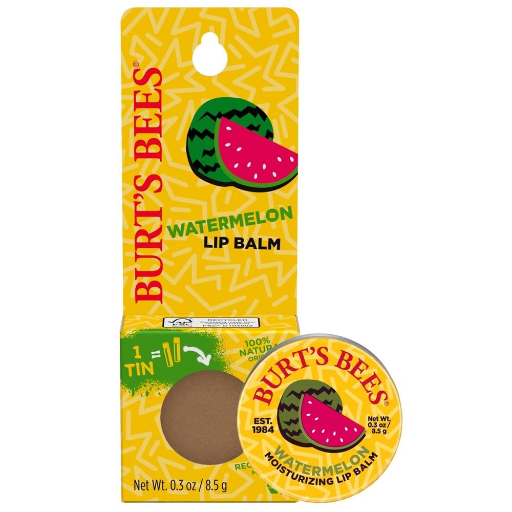 Burt's Bees Tin Lip Balm - Watermelon - 0.3oz - Strabella