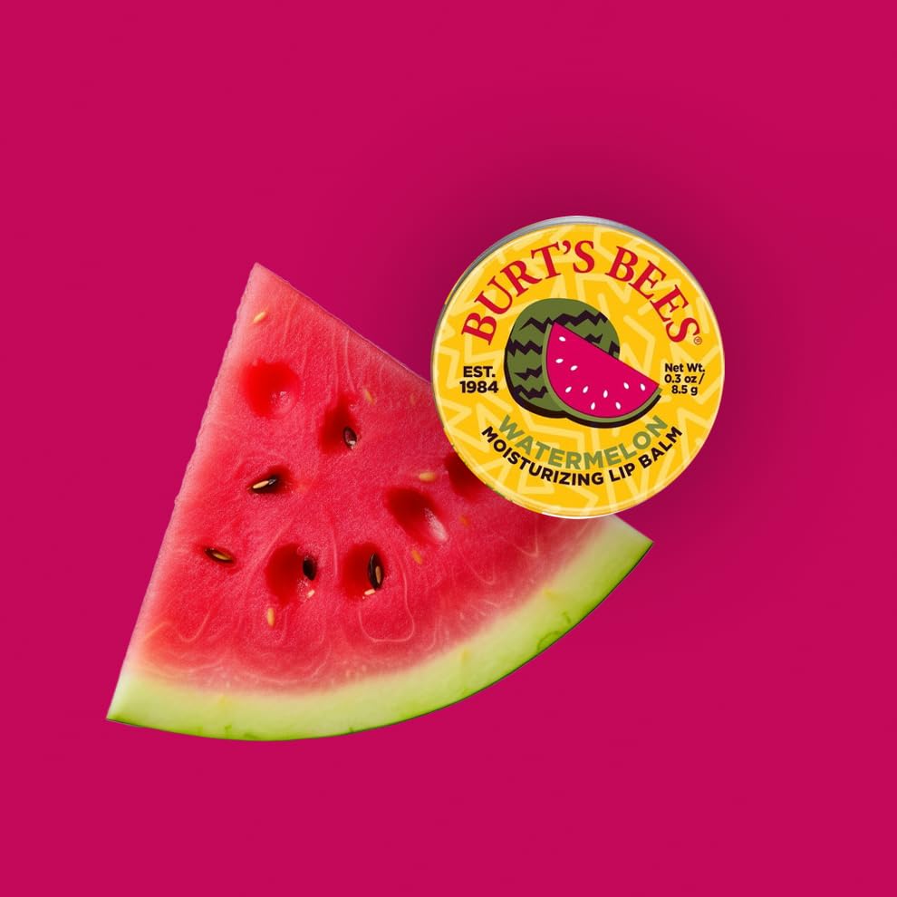 Burt's Bees Tin Lip Balm - Watermelon - 0.3oz - Strabella