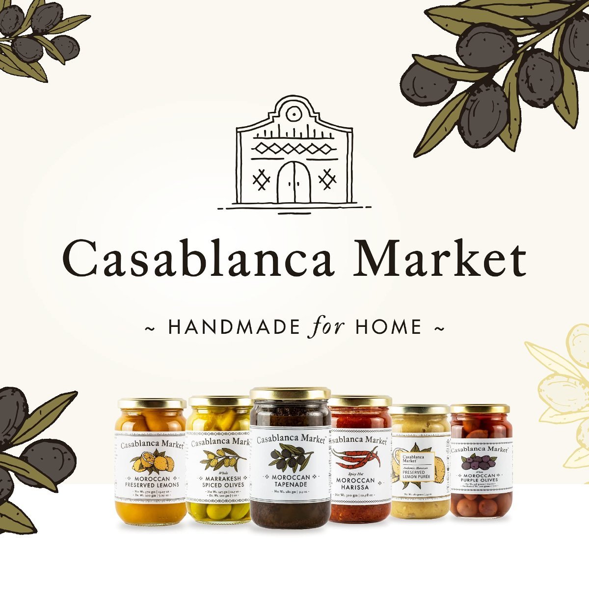 Casablanca Market Black Olives Tapenade Spread All Natural Olive Tapenade Black Olive Spread Gluten Free Olives Non GMO Vegan Plant Based - No Preservatives or Added Sugars (eBook included) - Strabella