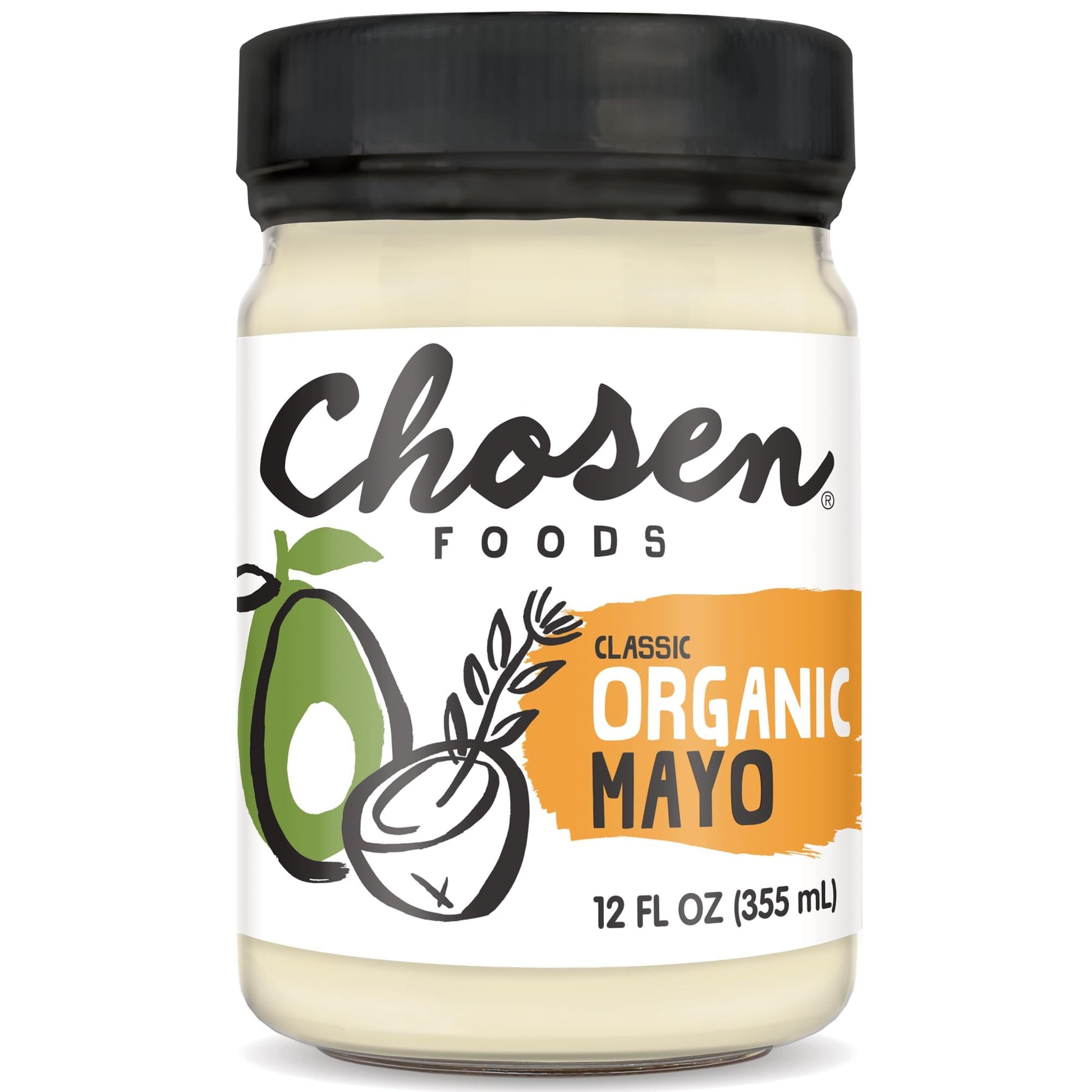 Chosen Foods Organic Classic Mayo - 12 fl oz (355 ml) - Strabella