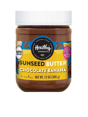 Healthy Crunch Chocolate Banana Sunseed Butter - Strabella