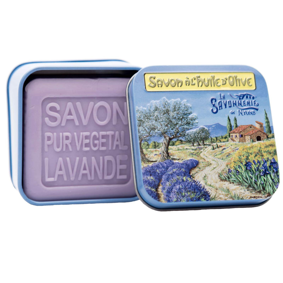 La Savonnerie de Nyons, Soap in A Tin Box, 100 g (Provence) - Strabella