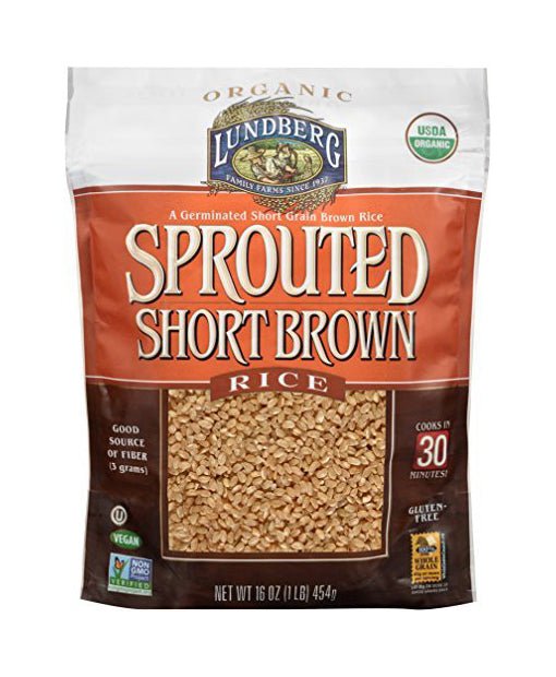 Lundberg Family Farms Sprouted Short Brown Rice, 16 Oz - Strabella