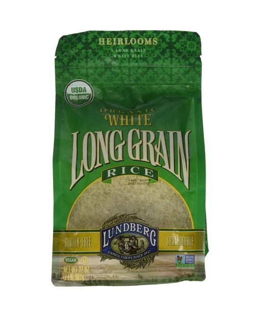 Lundberg Organic White Long Grain Gourmet Rice, 32 oz (907g) - Strabella