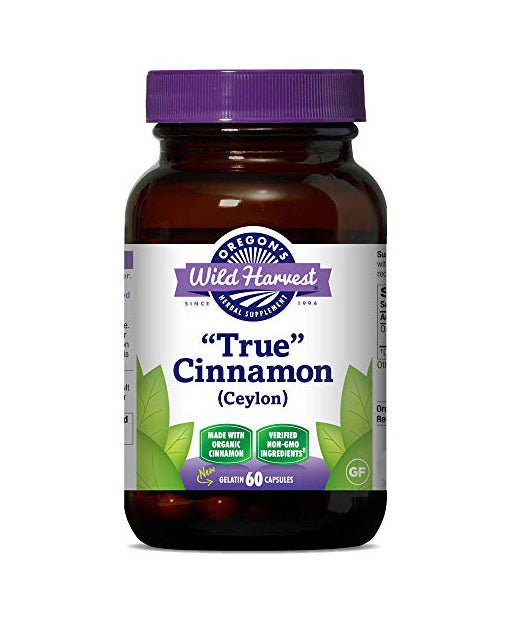 Oregon's Wild Harvest True Cinnamon (Ceylon) – 60 Capsules - Strabella