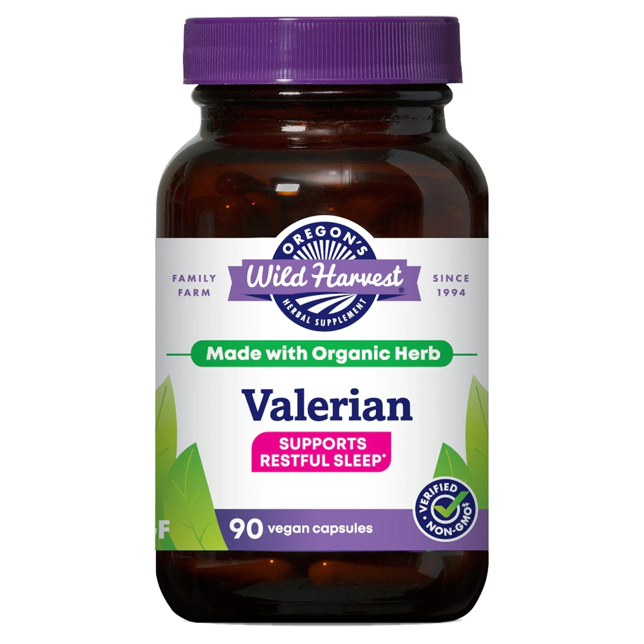 Oregon's Wild Harvest Valerian, Organic & Non - GMO Herbal Supplement - Strabella