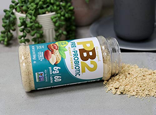 PB2 Pre + Probiotic Peanut Butter Powder - No Sugar Added - 6.5 oz - Pack of 2 - Strabella