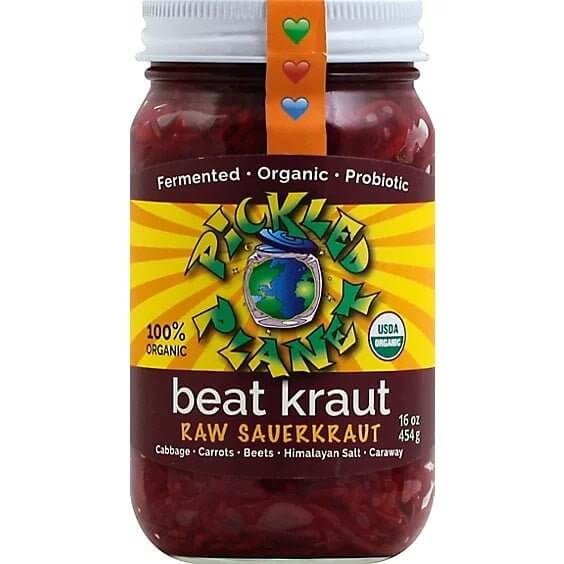 PICKLED PLANET Organic Beat Kraut, 16 oz - Strabella