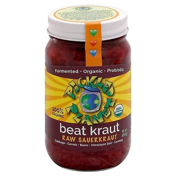 PICKLED PLANET Organic Beat Kraut, 16 oz - Strabella