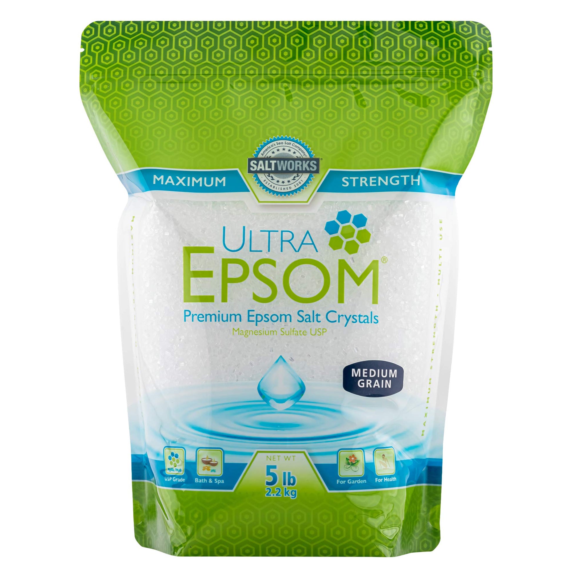 SaltWorks Ultra Epsom Bath Salt - Strabella