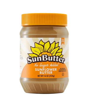 SunButter All - Natural Sunflower Butter - Allergen - Free Peanut Butter Alternative (16 oz, Pack of 6) - Strabella