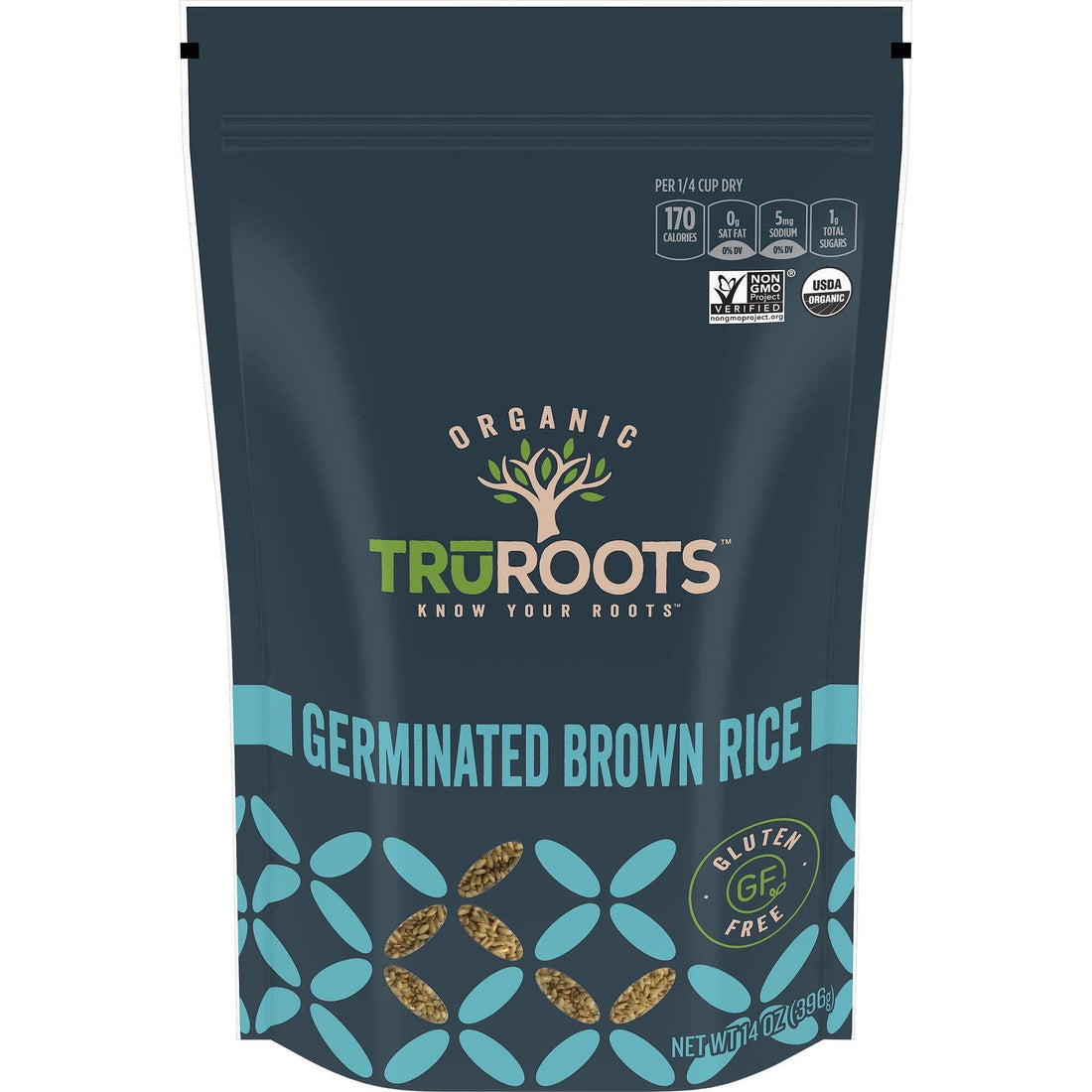 truRoots Organic Brown Rice, 12 Ounce - Strabella