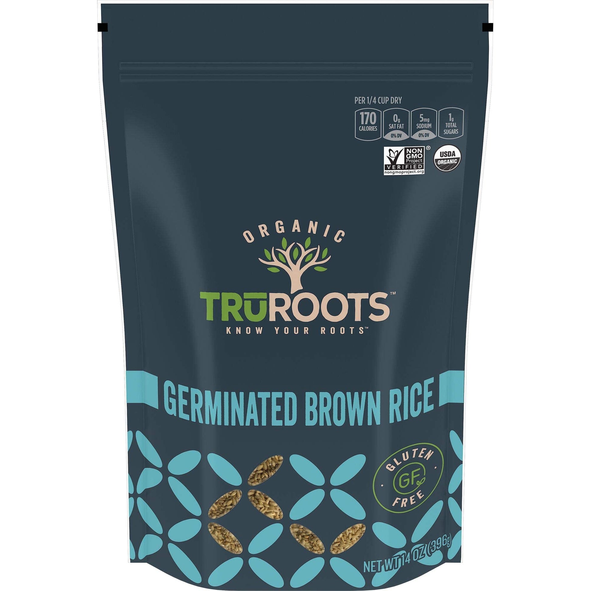 truRoots Organic Brown Rice, 12 Ounce - Strabella